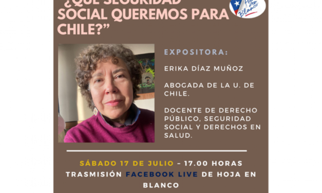 CONVERSATORIO: “¿Qué seguridad Social queremos para Chile?”