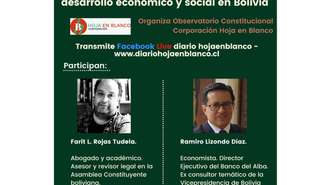 Conversatorio ““Proceso constituyente y modelo de desarrollo económico y social en Bolivia”